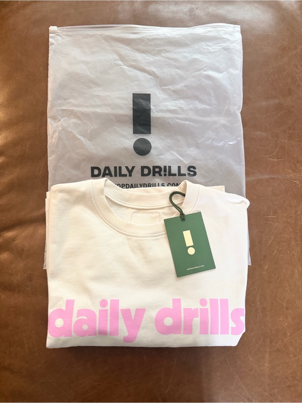 DAILY DRILLS boxy tee